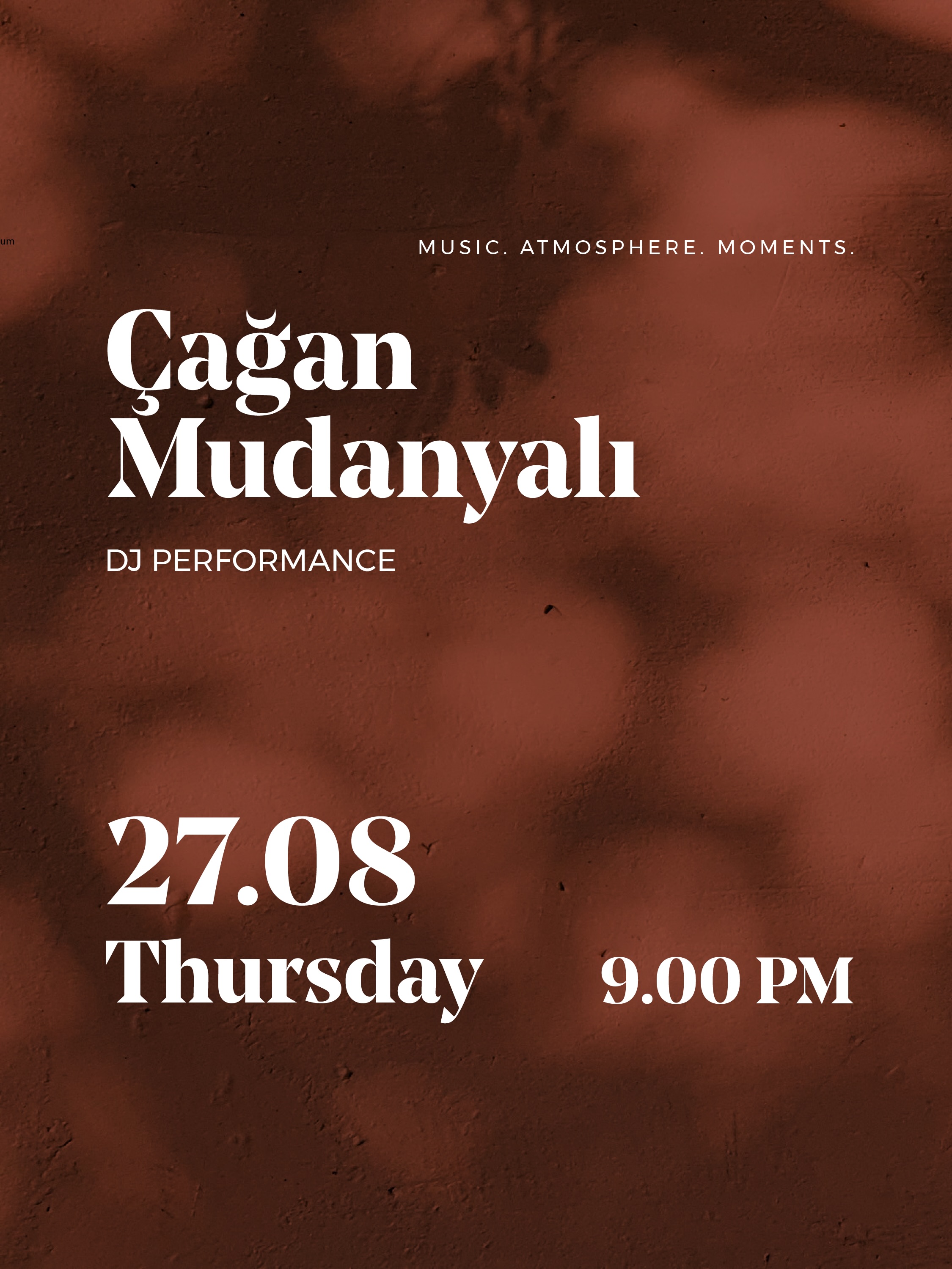 Çağan Mudanyalı — DJ Performance
