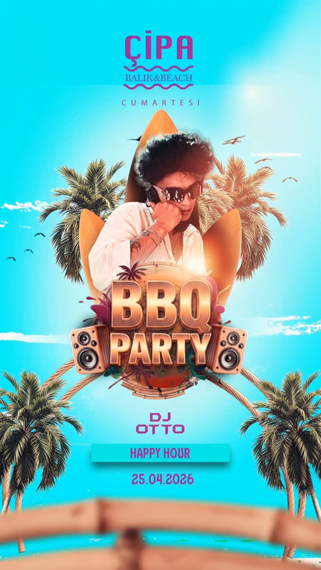 BBQ Party — DJ Otto Etkinlik afişi