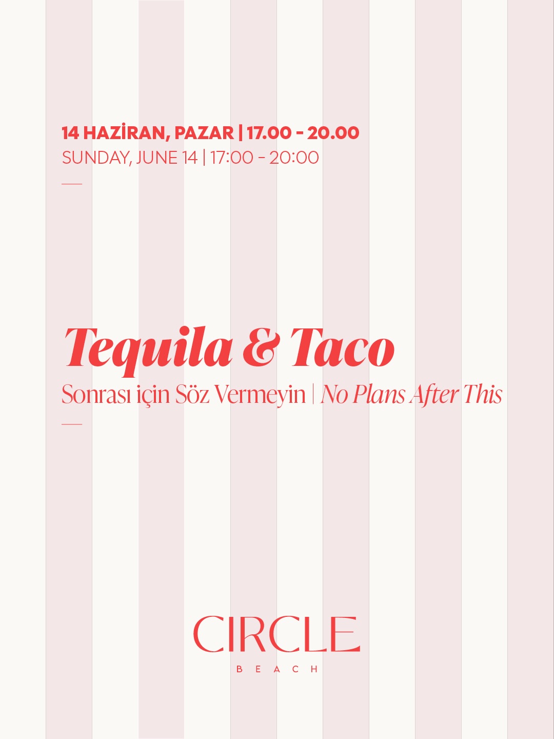 Tequila & Taco Etkinlik afişi
