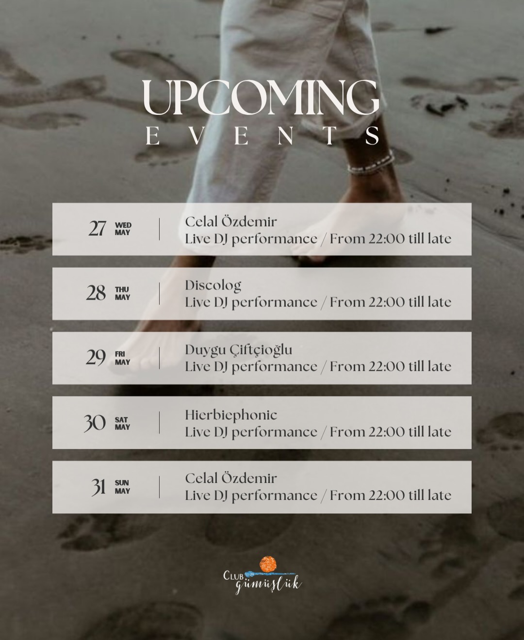 Celal Özdemir — DJ Performansı Etkinlik afişi