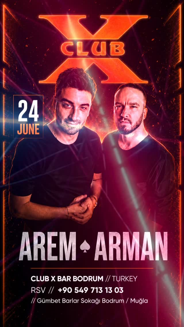 Arem & Arman Etkinlik afişi