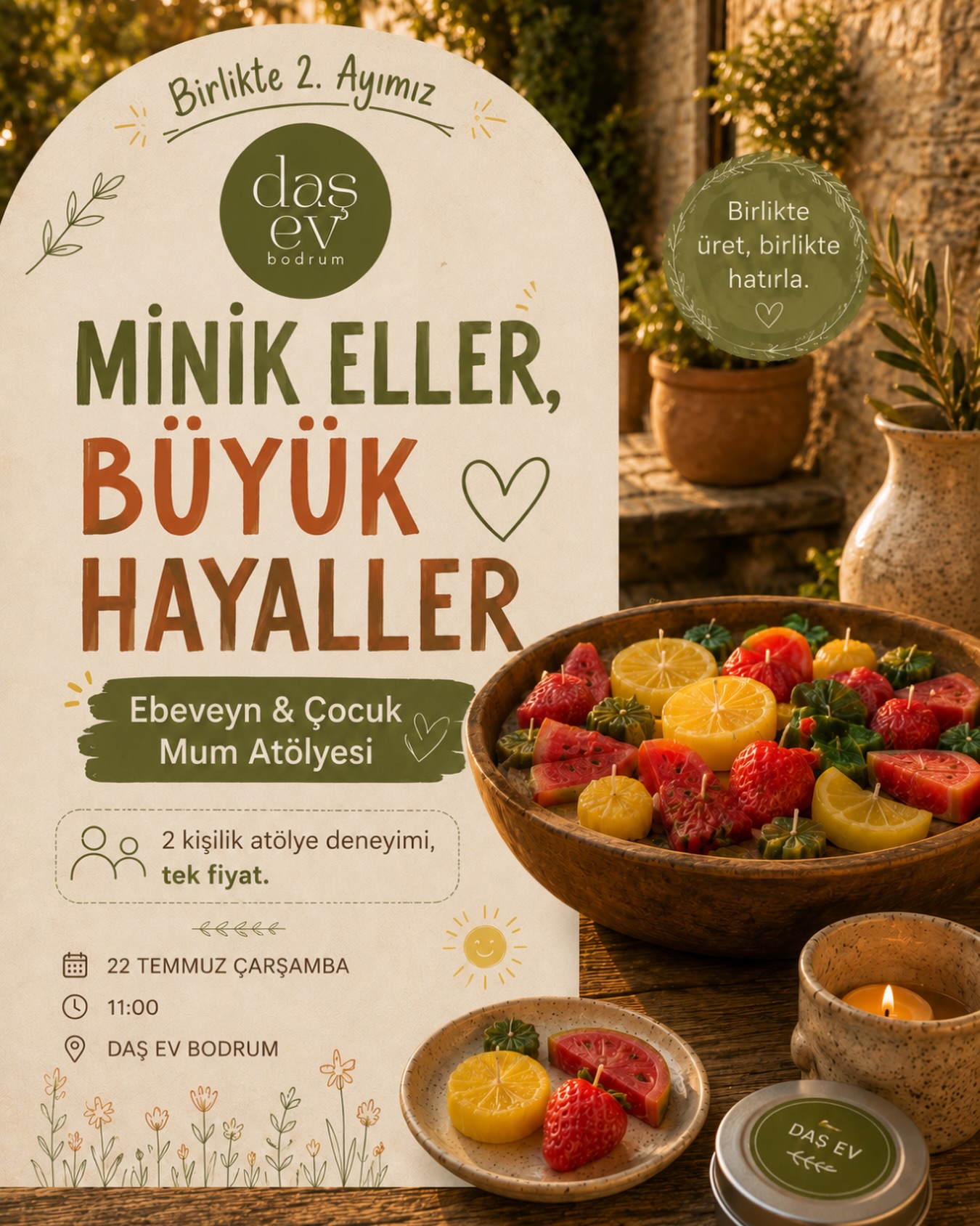 Minik Eller, Büyük Hayaller - Mum Atölyesi