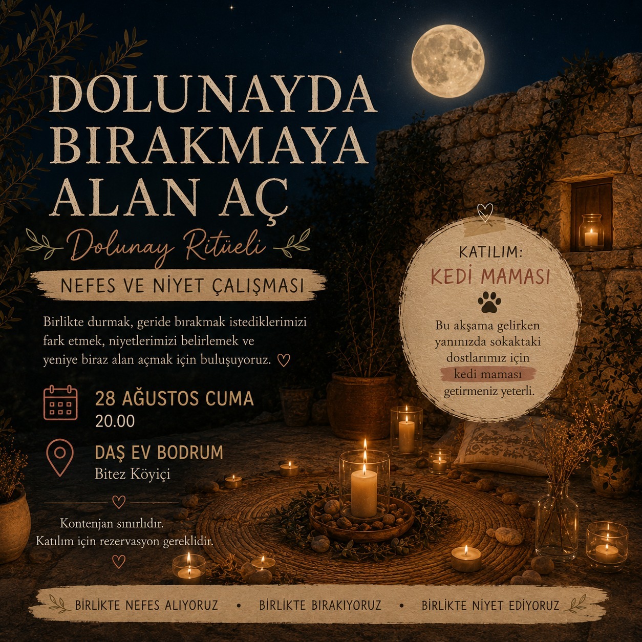 Dolunay Ritüeli — Dolunayda Bırakmaya Alan Aç