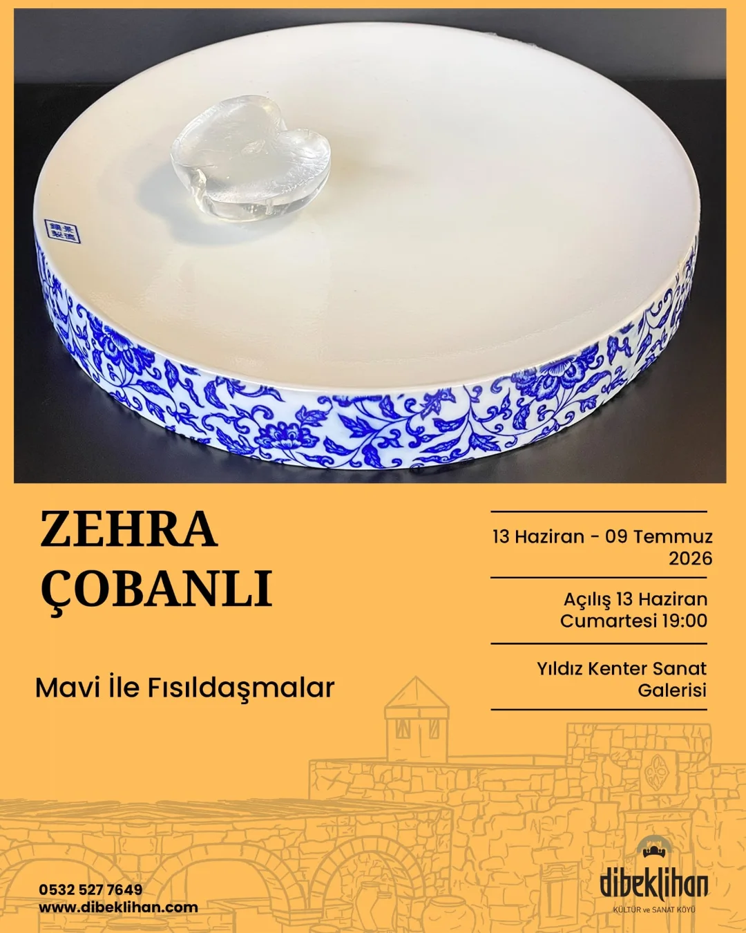 Zehra Çobanlı — Mavi ile Fısıldaşmalar Etkinlik afişi