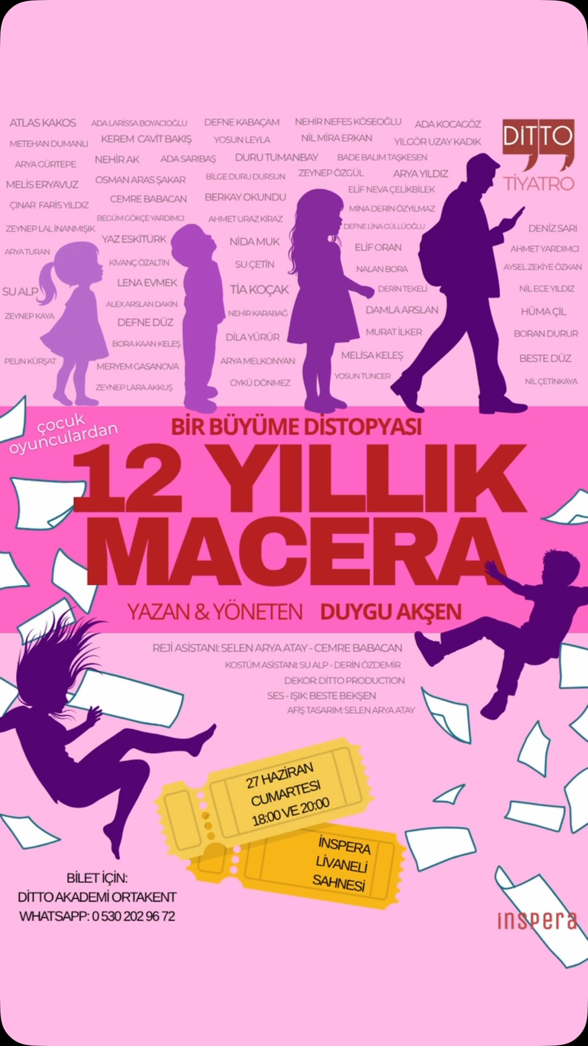 12 Yıllık Macera Etkinlik afişi