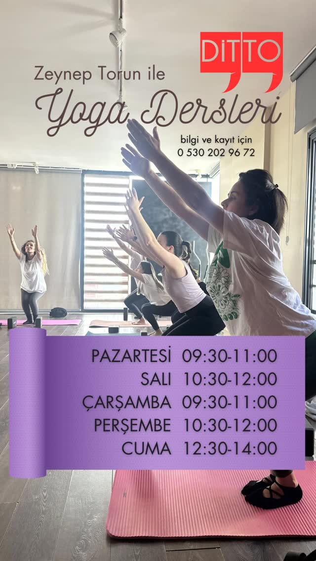 Zeynep Torun ile Yoga Dersleri — Çarşamba Etkinlik afişi