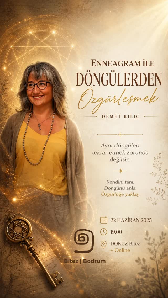 Demet Kılıç — Enneagram ile Döngülerden Özgürleşmek Etkinlik afişi