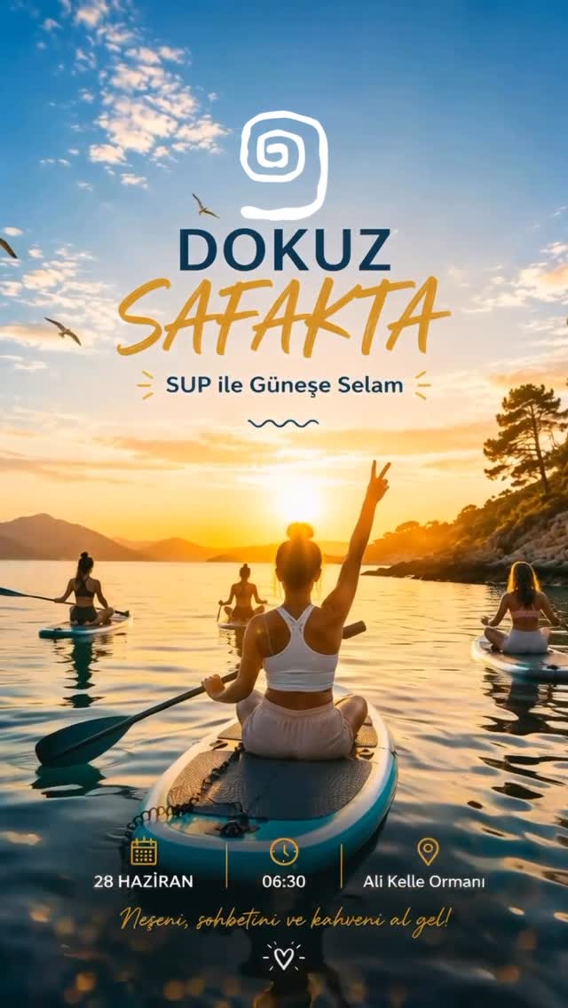 SUP ile Güneşe Selam Etkinlik afişi