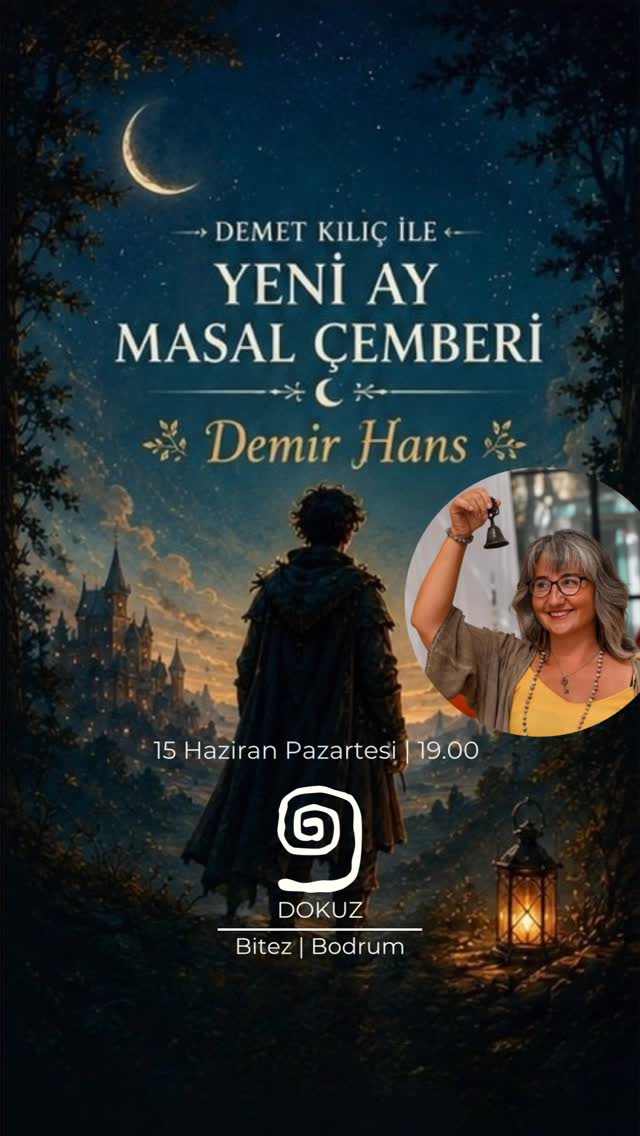 Demet Kılıç ile Yeni Ay Masal Çemberi: Demir Hans Etkinlik afişi