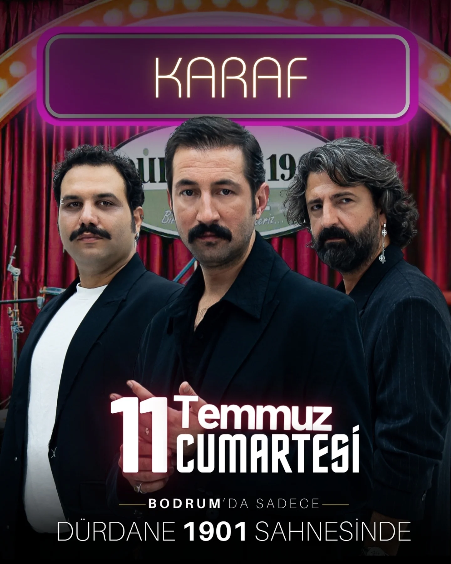 Karaf — Dürdane 1901 Meyhane Etkinlik afişi