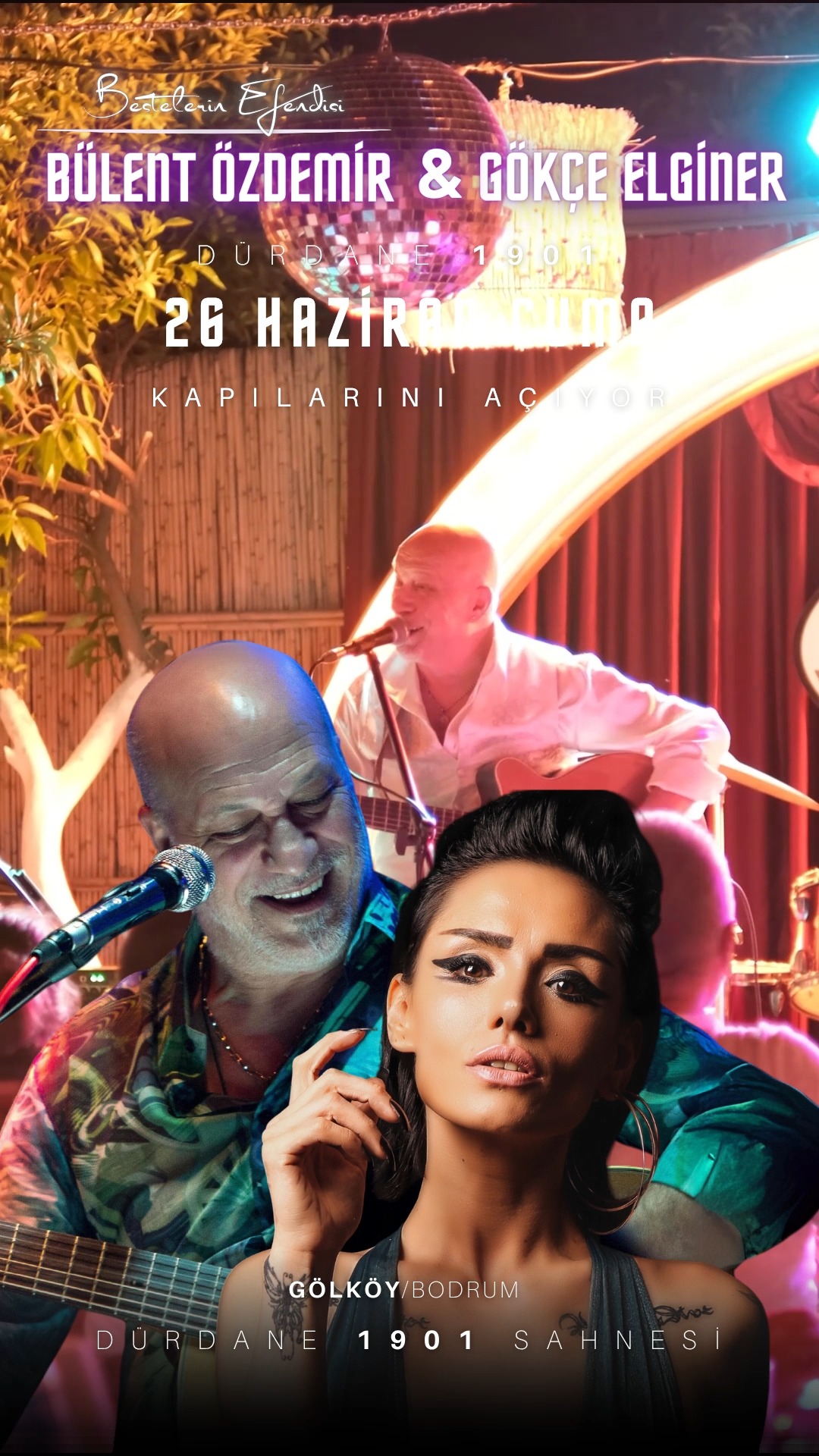 Bülent Özdemir feat. Gökçe Elginer Etkinlik afişi