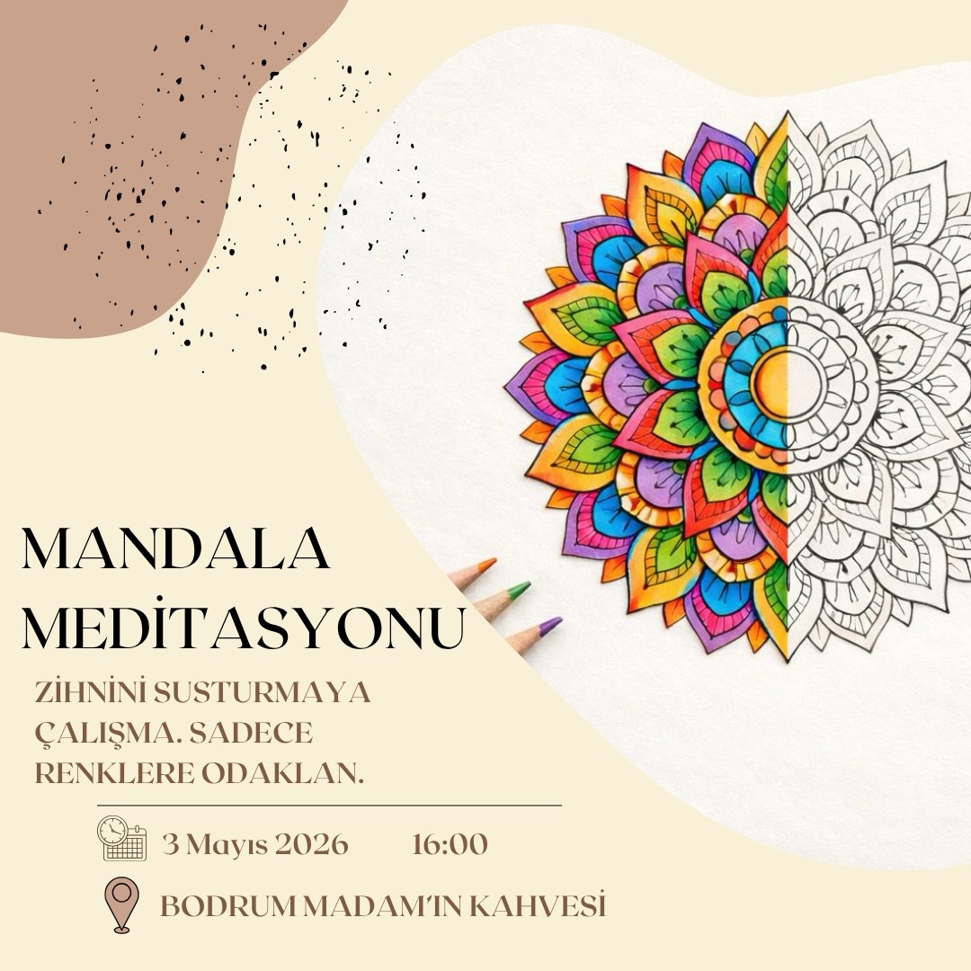 Mandala Meditasyonu Etkinlik afişi
