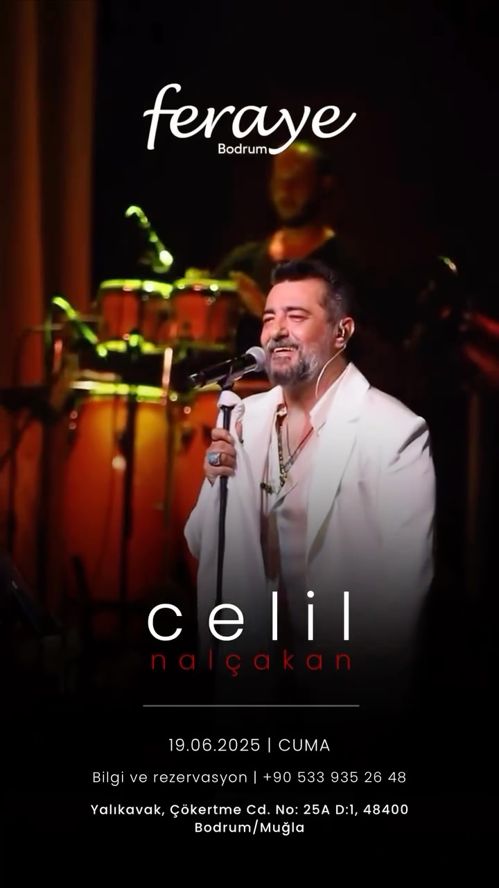 Celil Nalçakan Konseri Etkinlik afişi
