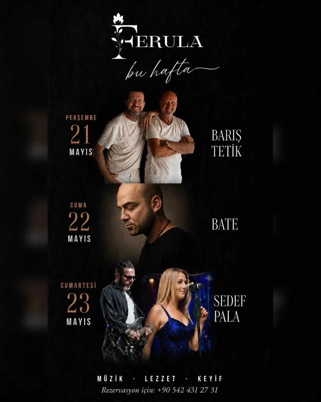 Bate — Ferula Night Etkinlik afişi