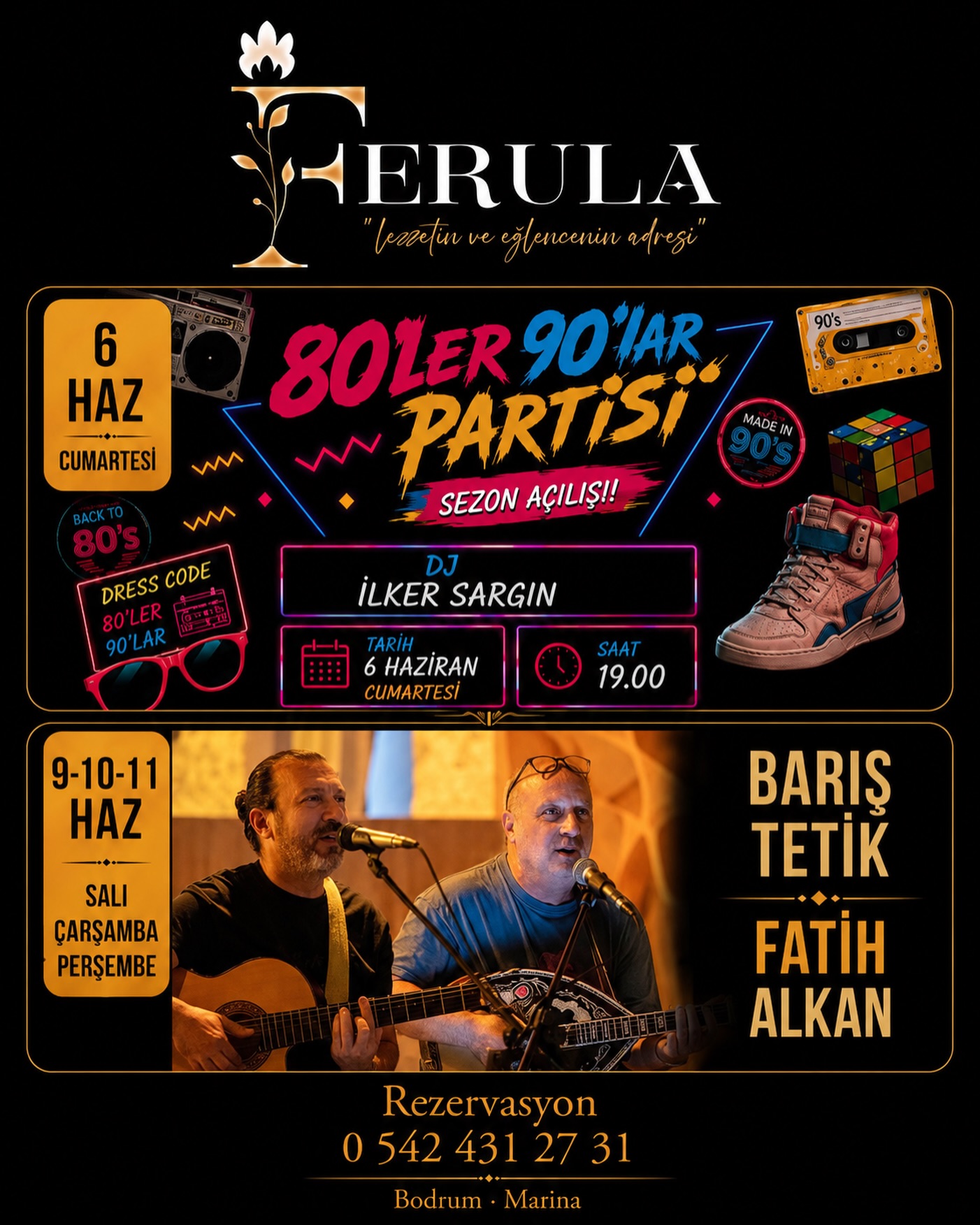 Barış Tetik & Fatih Alkan — Ferula Etkinlik afişi