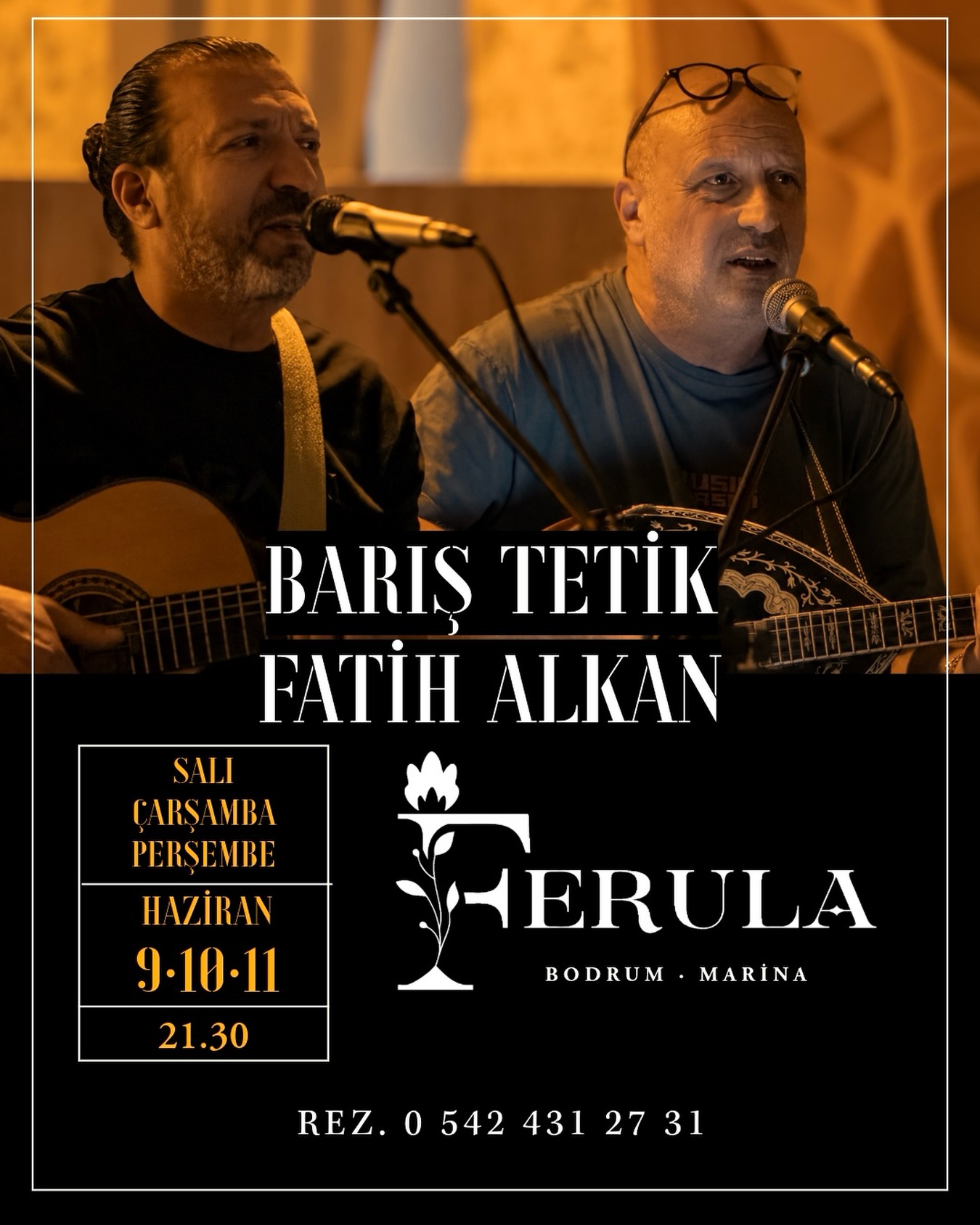 Barış Tetik & Fatih Alkan — Ferula Etkinlik afişi