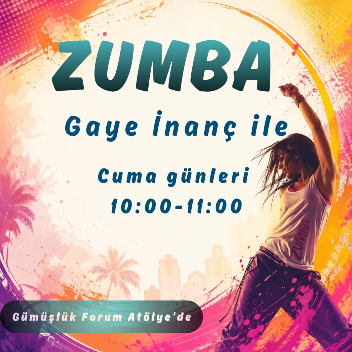 Gaye İnanç - Zumba Etkinlik afişi