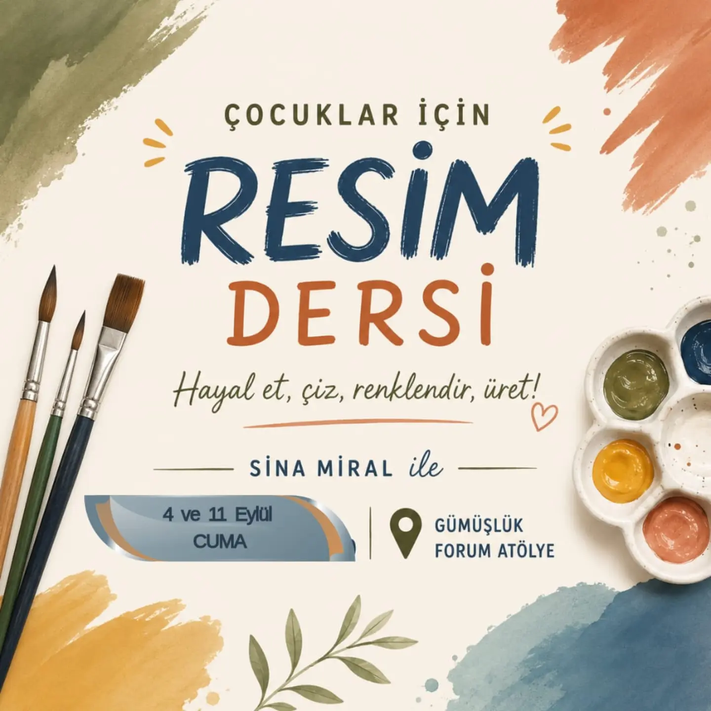 Çocuklar İçin Resim Dersi — Sina Miral