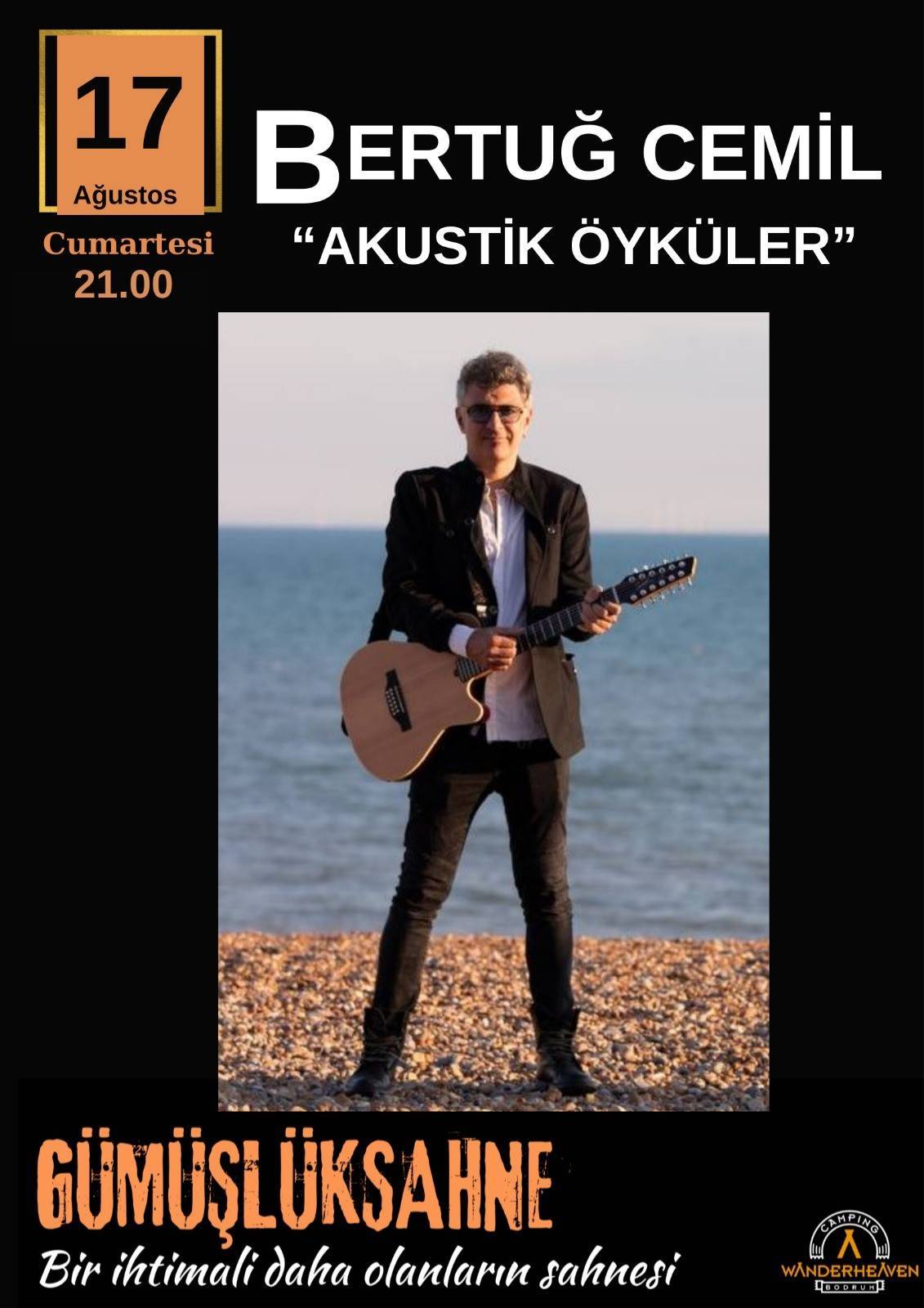 Bertuğ Cemil — Akustik Öyküler Etkinlik afişi