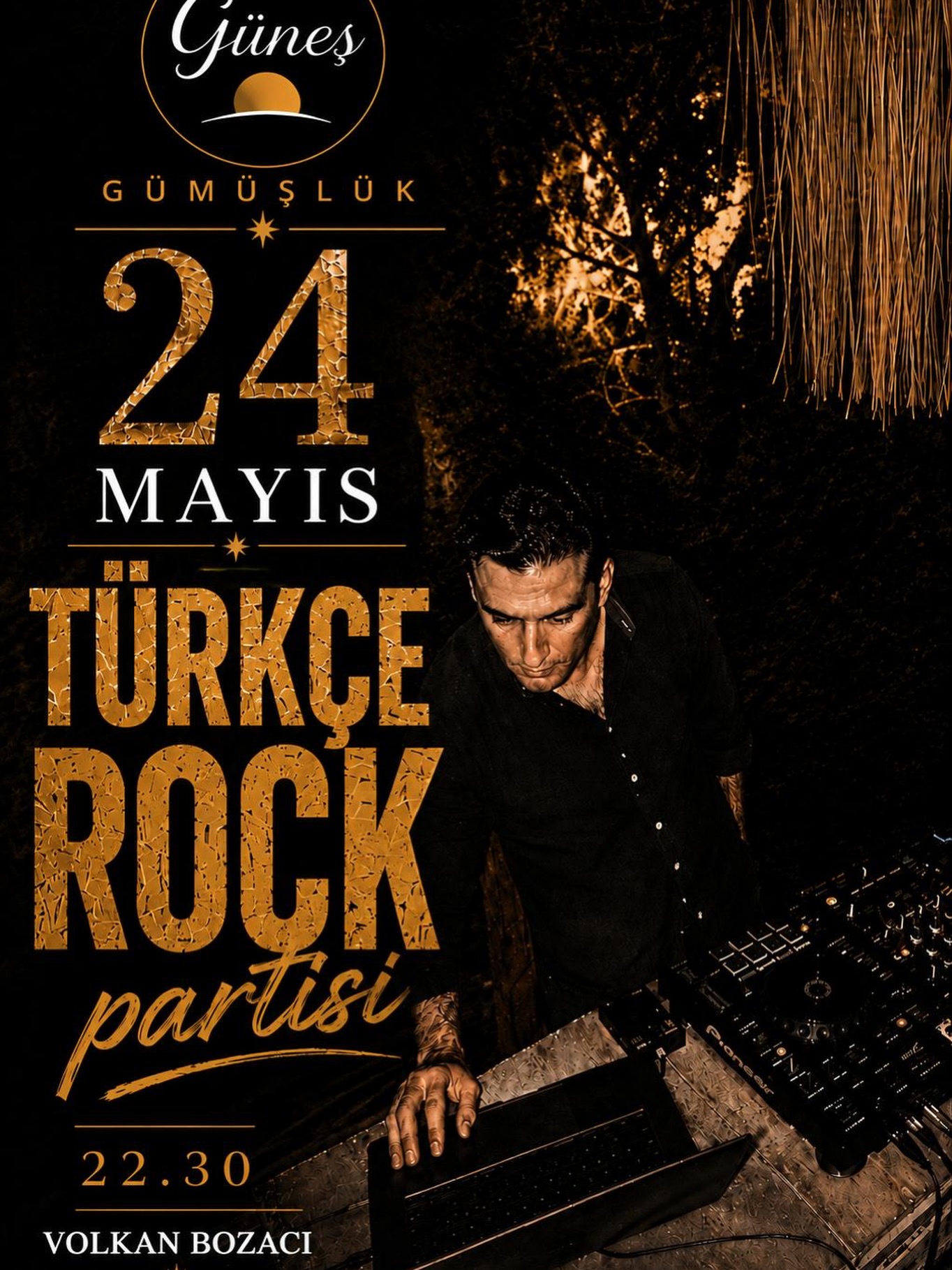 Volkan Bozacı — Türkçe Rock Partisi Etkinlik afişi