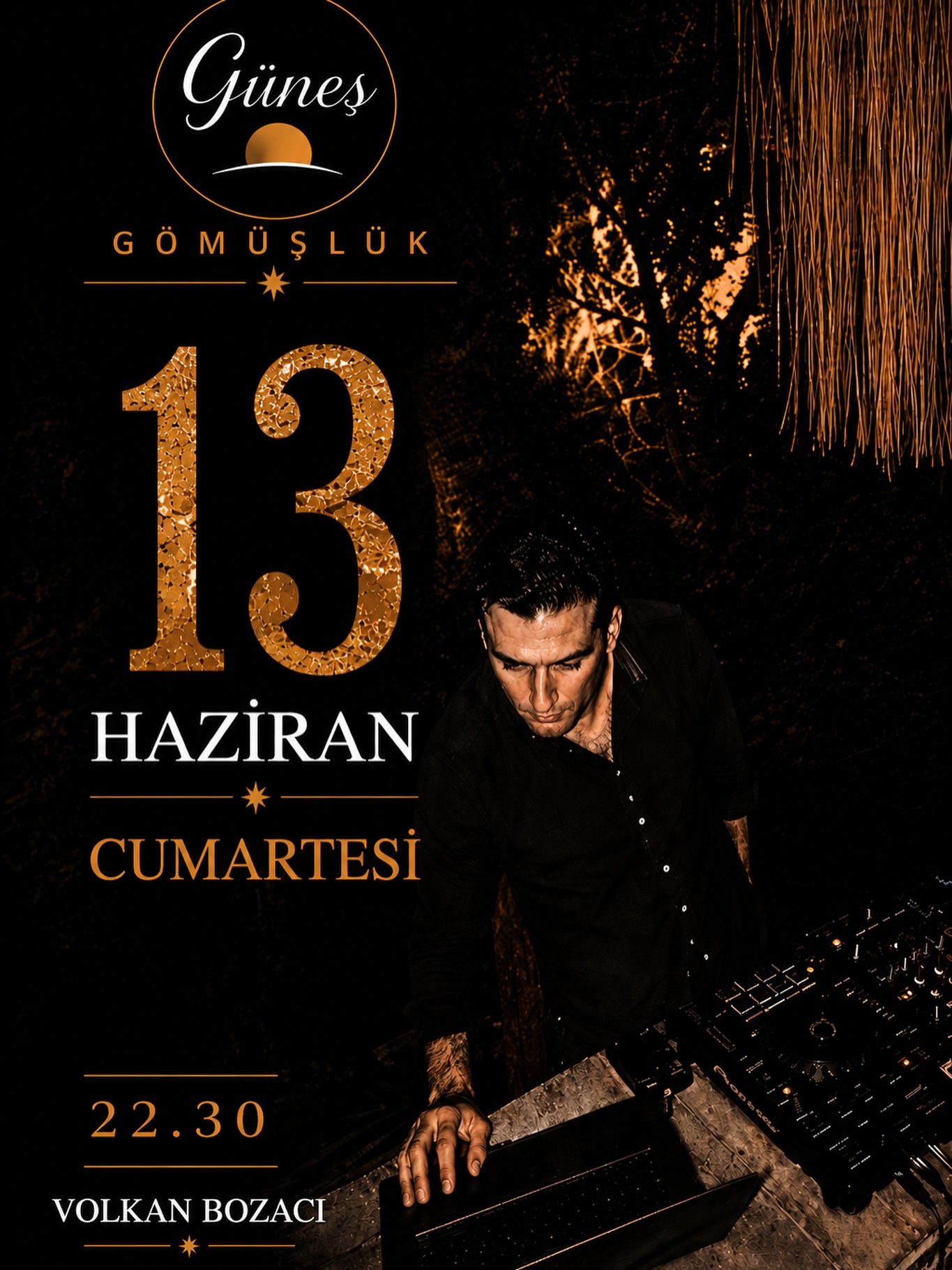 Volkan Bozacı — Güneş Gümüşlük Etkinlik afişi