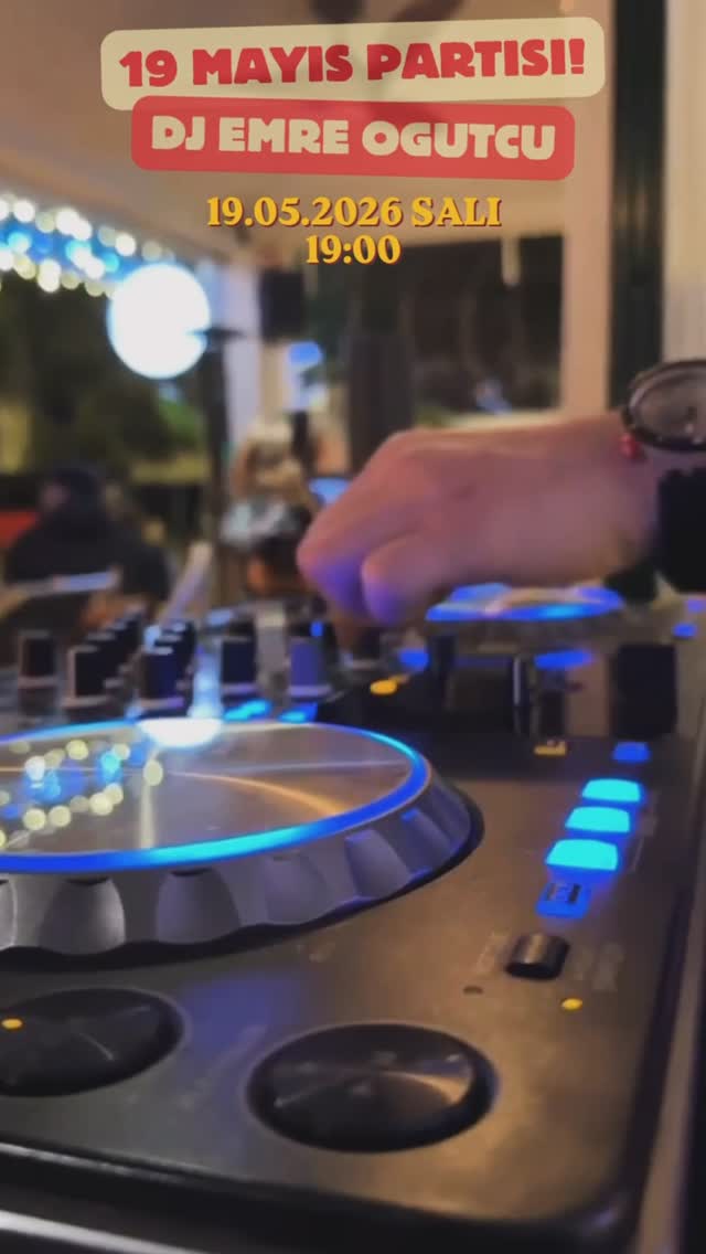 DJ Emre Öğütcü Etkinlik afişi