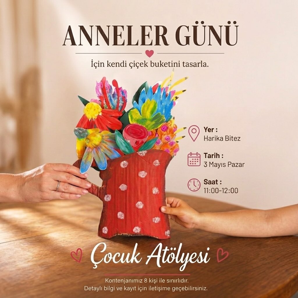 Anneler Günü Çocuk Atölyesi Etkinlik afişi