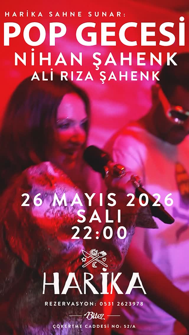 Nihan Şahenk - Pop Gecesi Etkinlik afişi