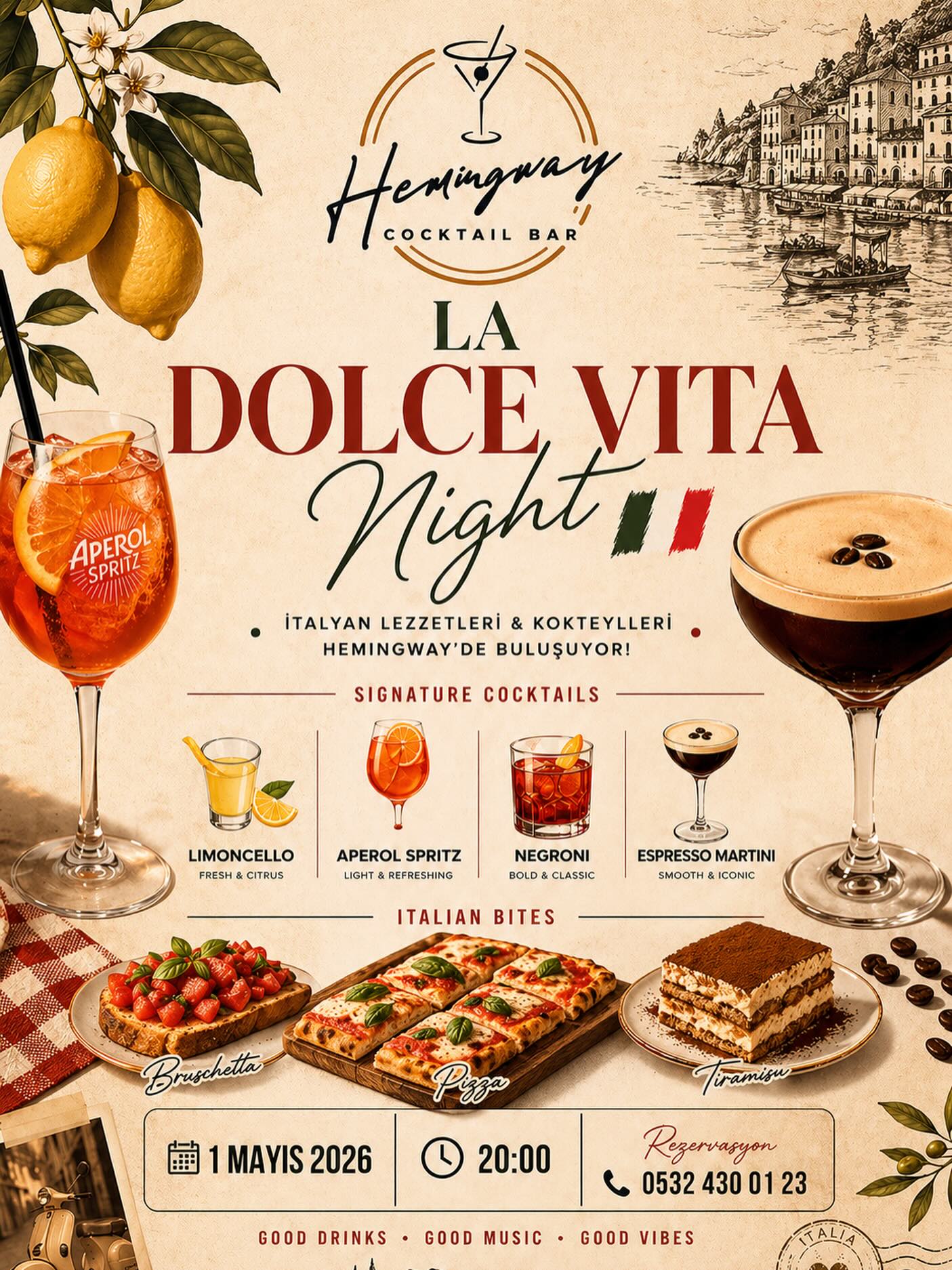 La Dolce Vita Night Etkinlik afişi