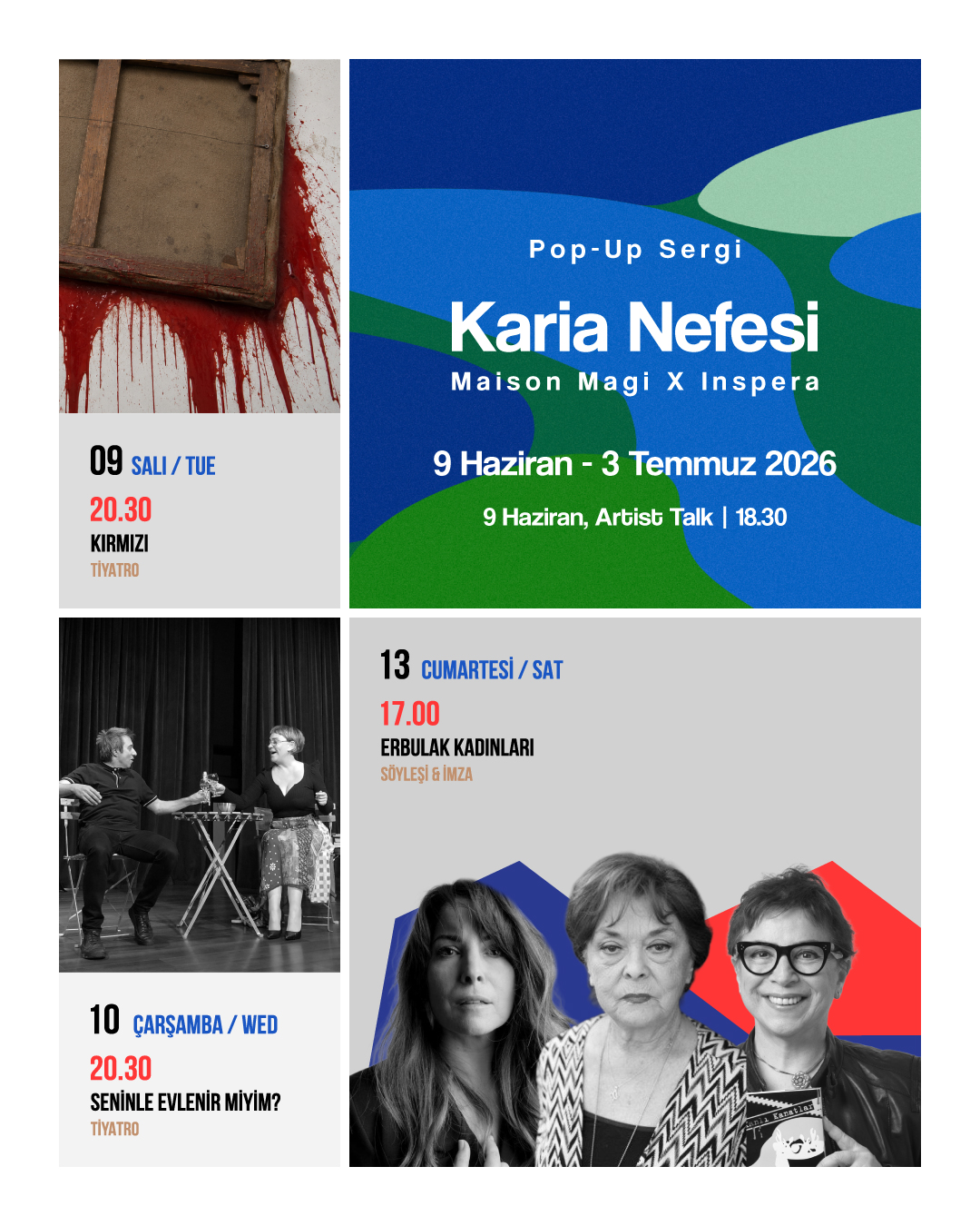 Karia Nefesi — Artist Talk Etkinlik afişi