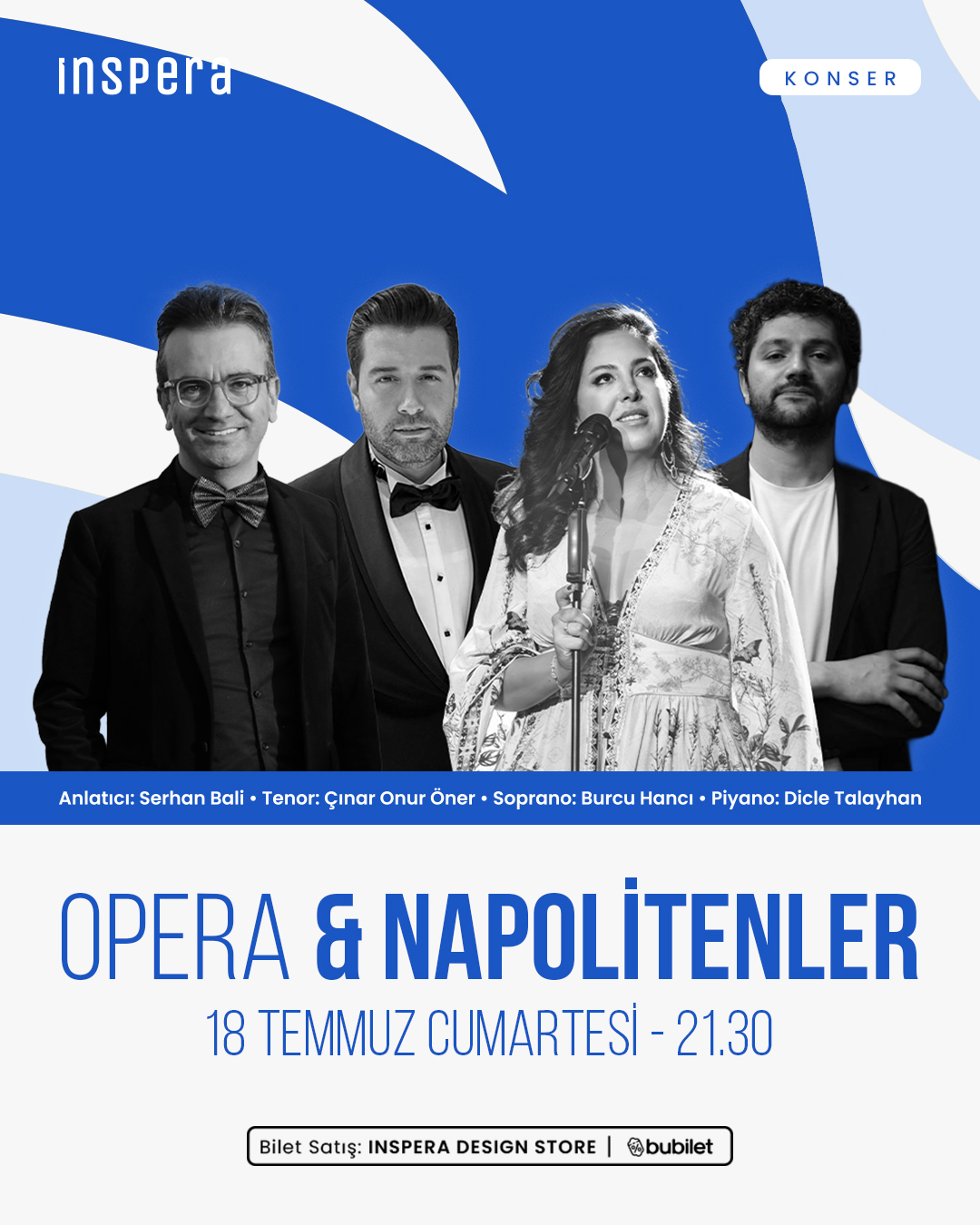 Opera & Napolitenler — Inspera Bodrum Etkinlik afişi