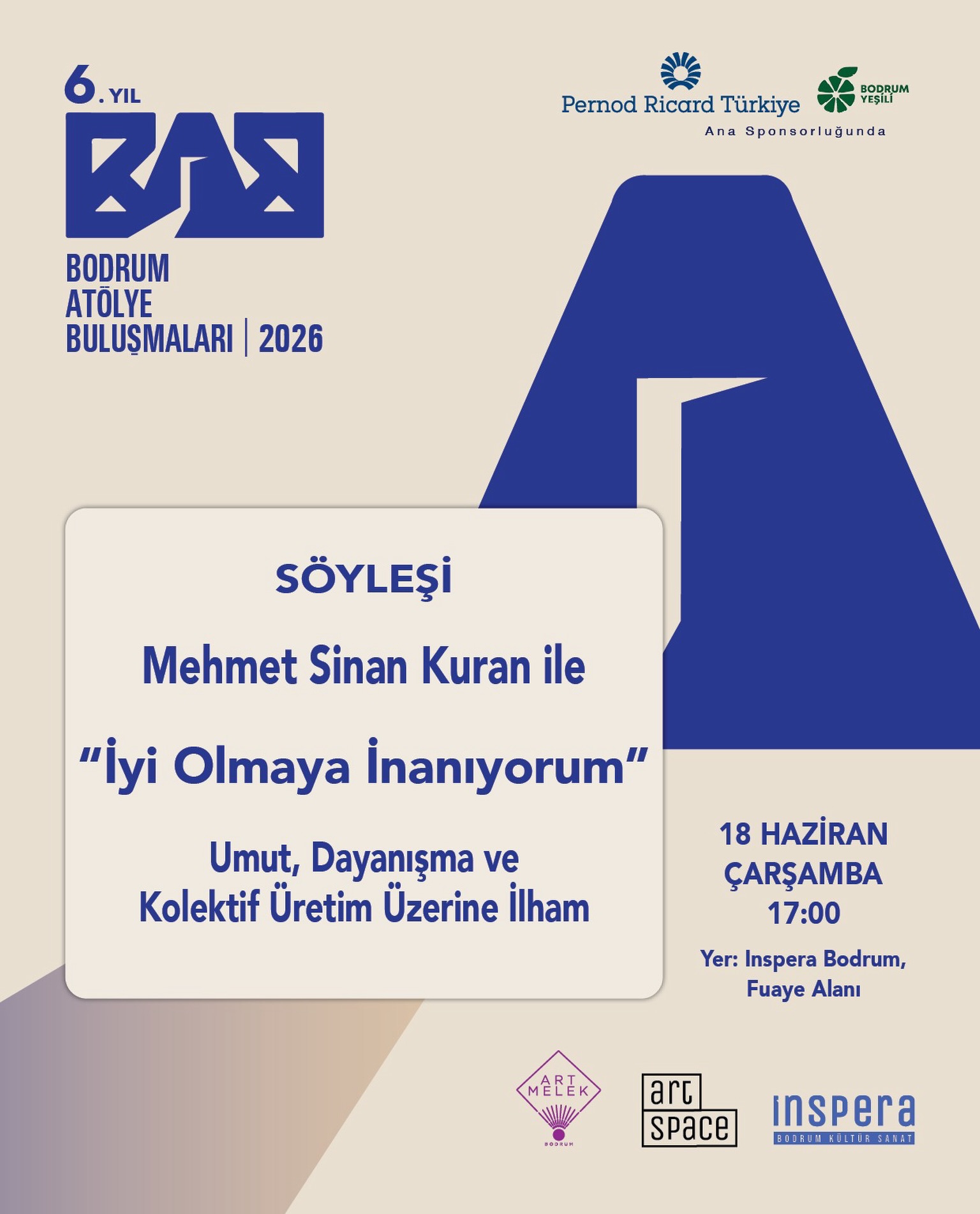 Mehmet Sinan Kuran — İyi Olmaya İnanıyorum Etkinlik afişi