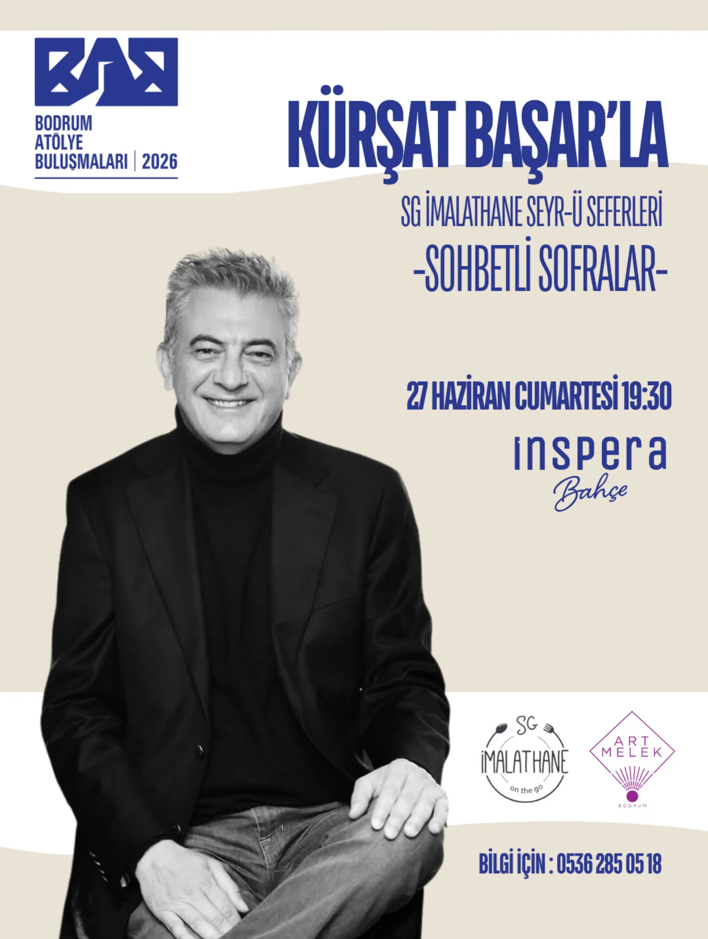 Kürşat Başar'la Sohbetli Sofralar Etkinlik afişi