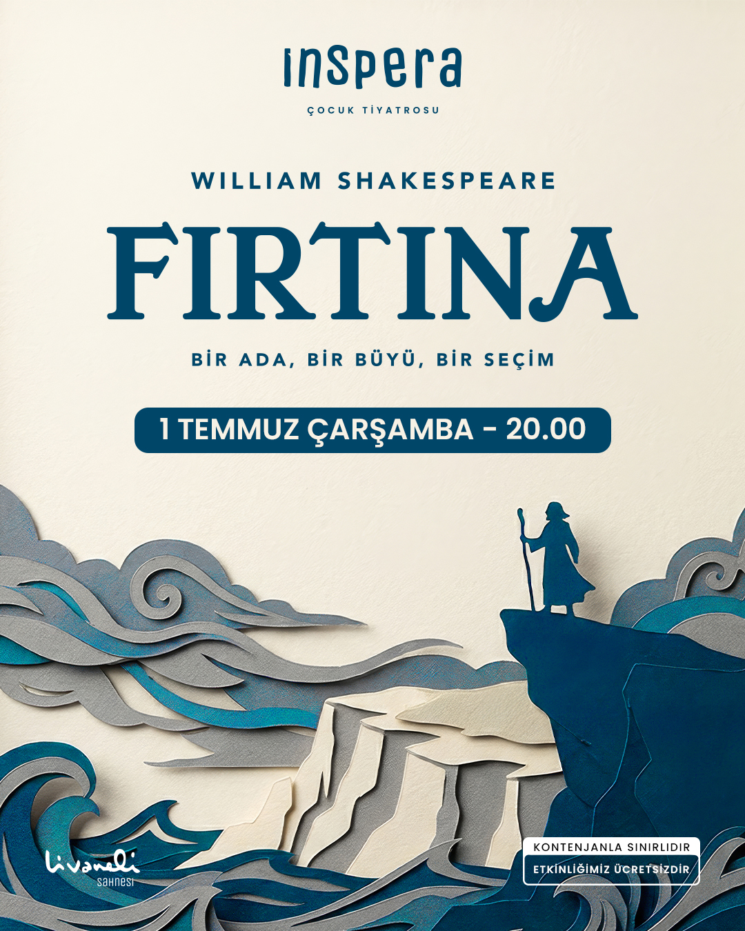 Fırtına — Inspera Çocuk Tiyatrosu Etkinlik afişi