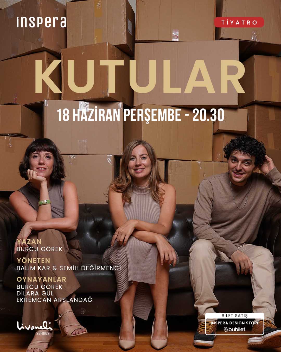 Burcu Görek - Kutular Etkinlik afişi