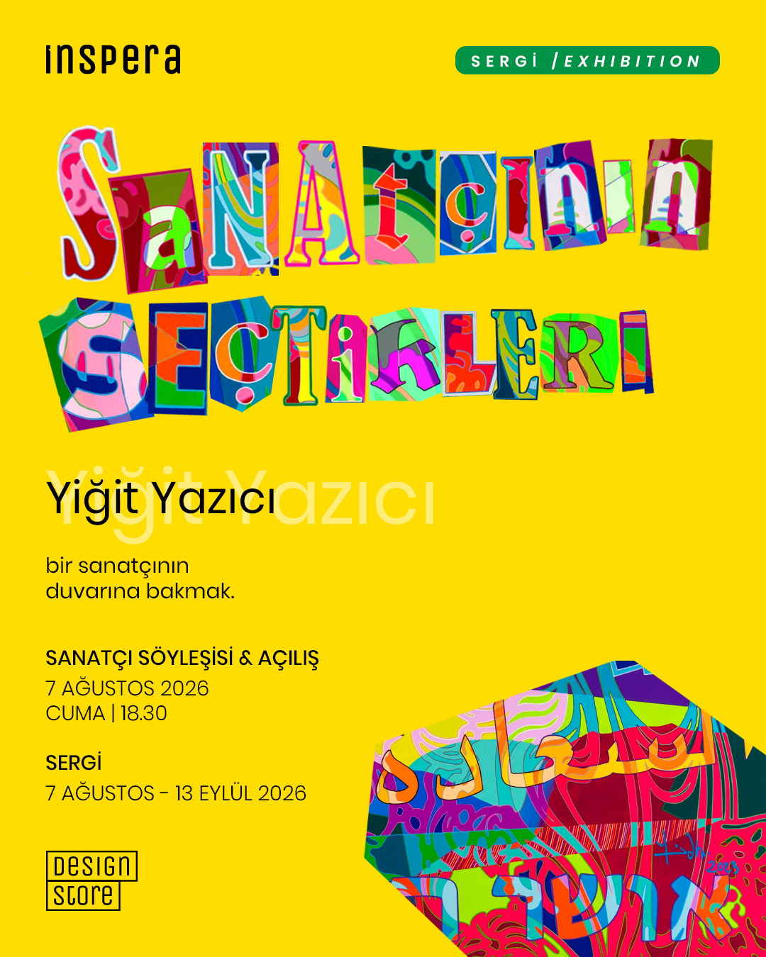 Sanatçının Seçtikleri — Yiğit Yazıcı