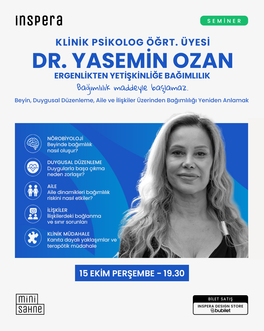 Dr. Yasemin Ozan - Ergenlikten Yetişkinliğe Bağımlılık