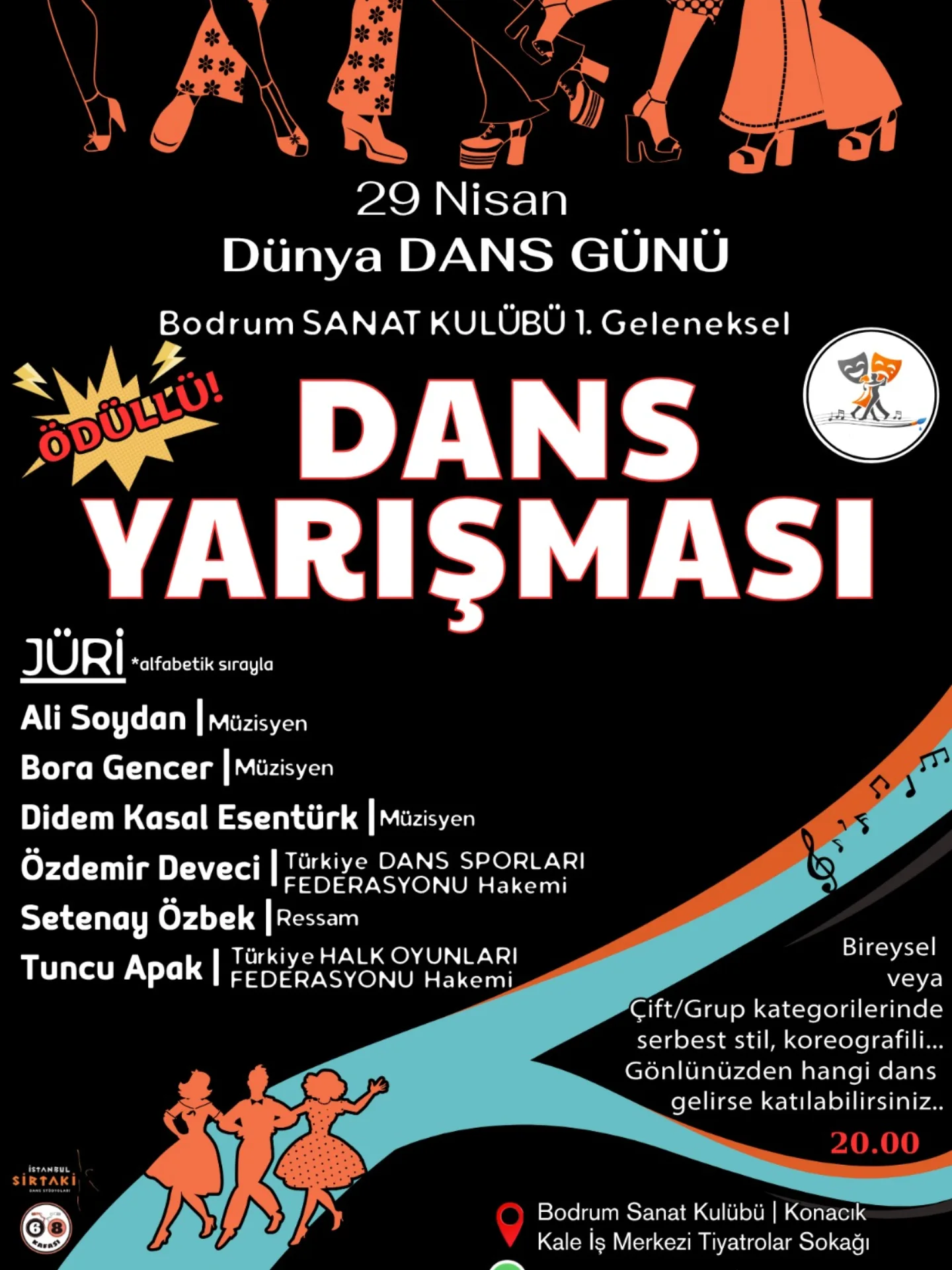 Dans Yarışması — Dünya Dans Günü Etkinlik afişi