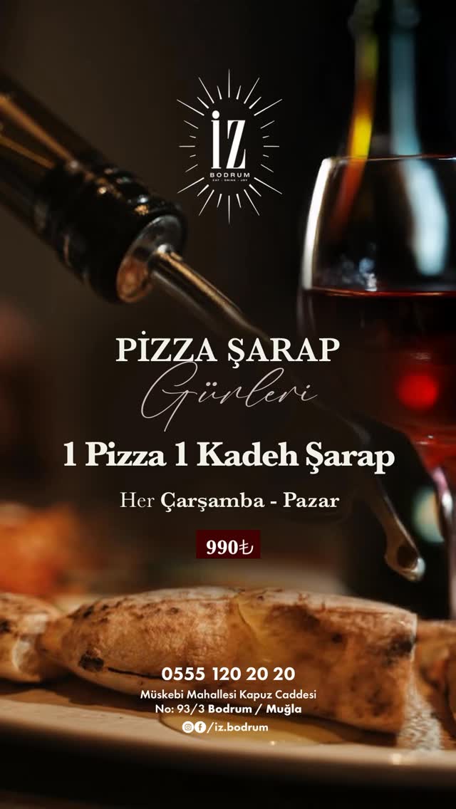 Pizza Şarap Günleri Etkinlik afişi