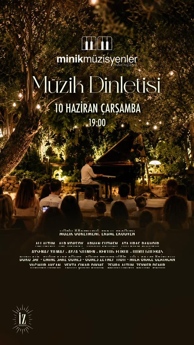 Minik Müzisyenler — Müzik Dinletisi Etkinlik afişi
