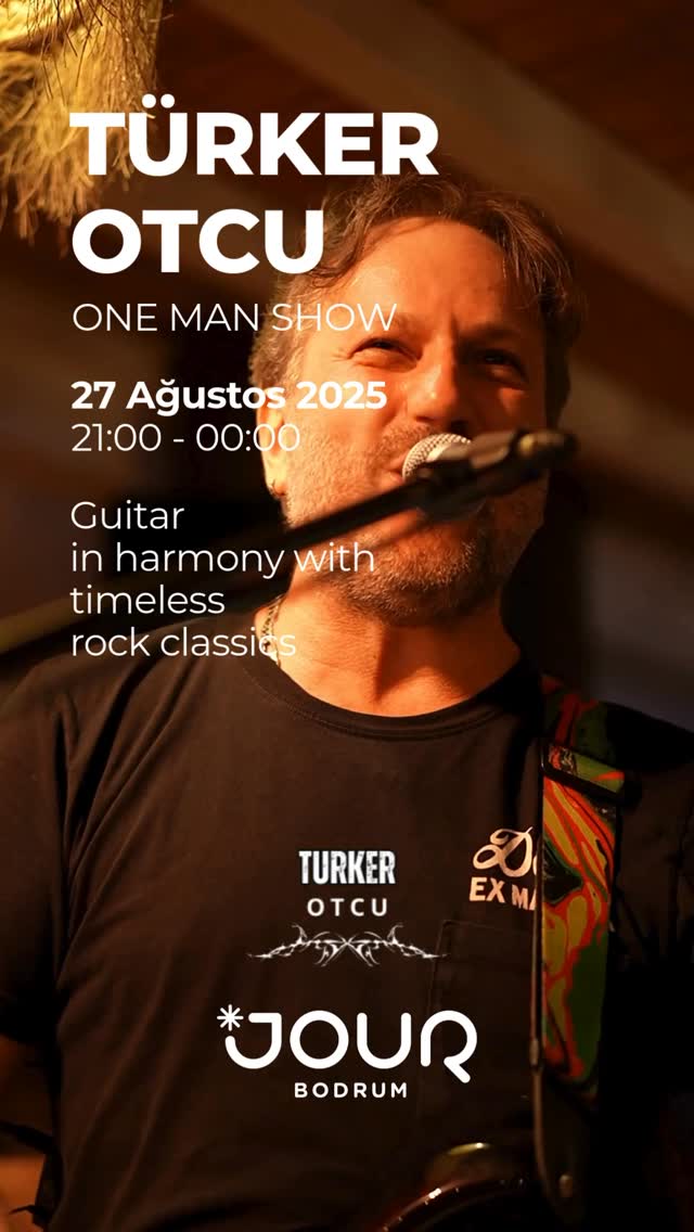 Türker Otçu — One Man Show Etkinlik afişi