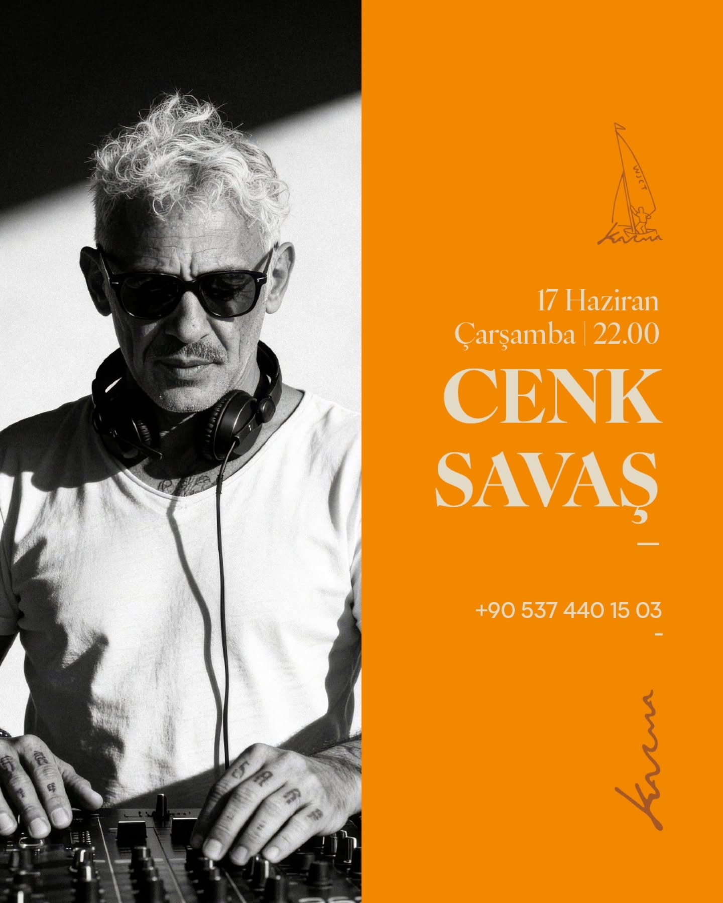 Cenk Savaş — DJ Set Etkinlik afişi