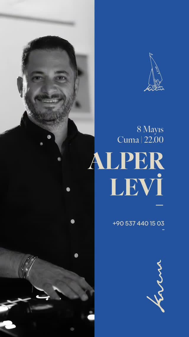 Alper Levi Etkinlik afişi