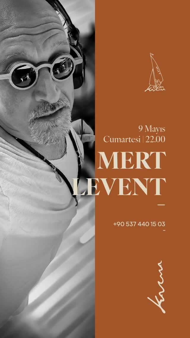 Mert Levent Etkinlik afişi