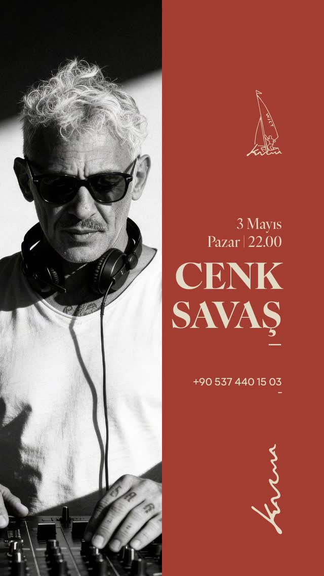 Cenk Savaş — DJ Set Etkinlik afişi