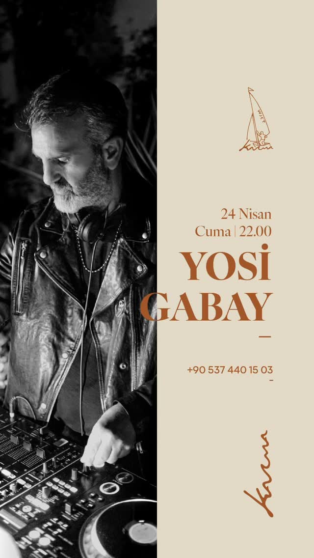 Yosi Gabay Etkinlik afişi