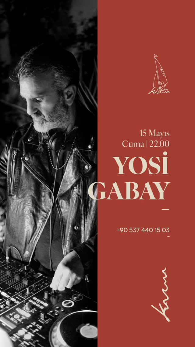 Yosi Gabay Etkinlik afişi