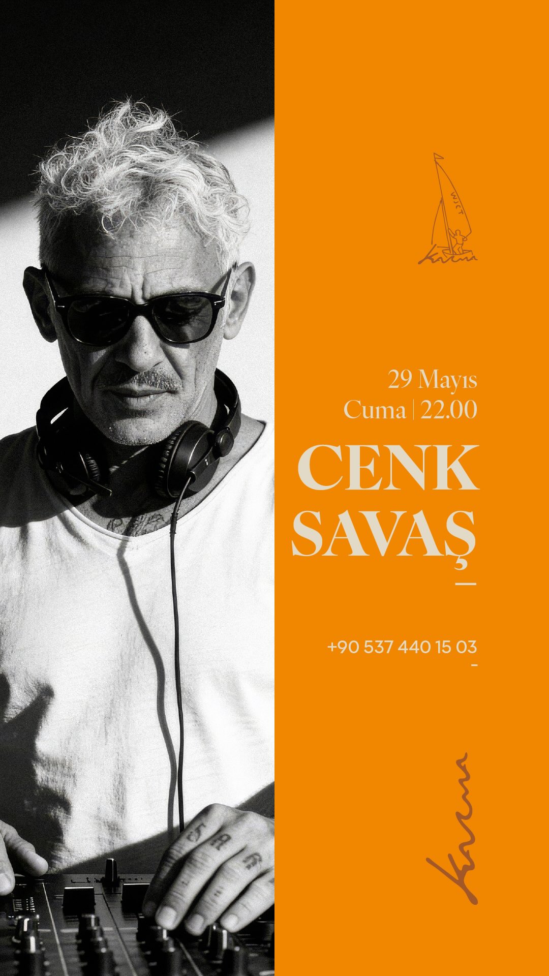 Cenk Savaş Etkinlik afişi
