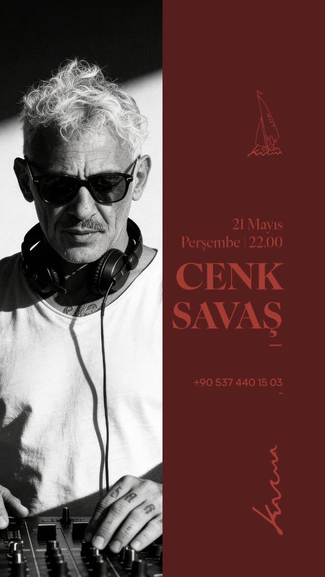 Cenk Savaş DJ Set Etkinlik afişi