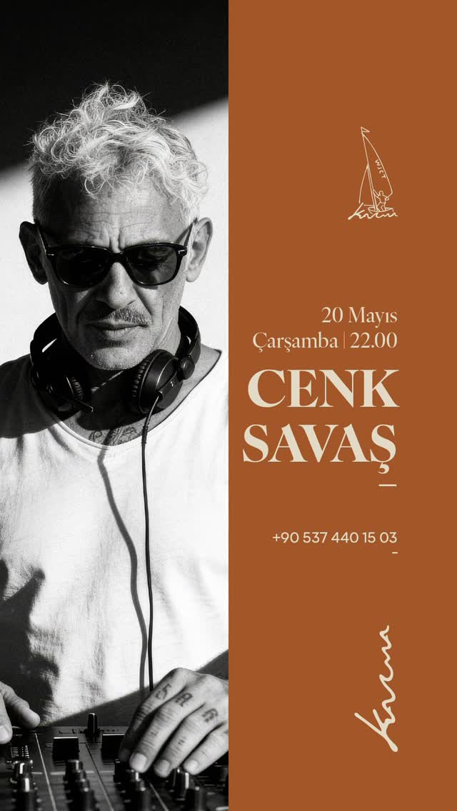 Cenk Savaş - DJ Set Etkinlik afişi